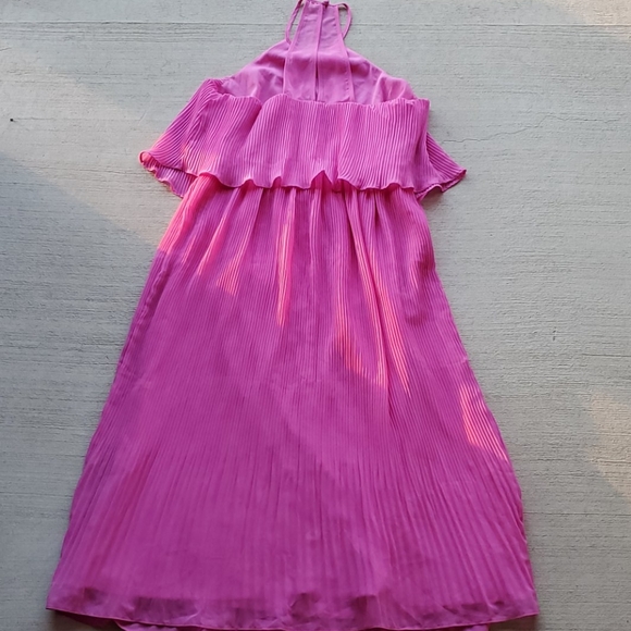 Asos Pink Pleated Dress - Picture 4 of 7